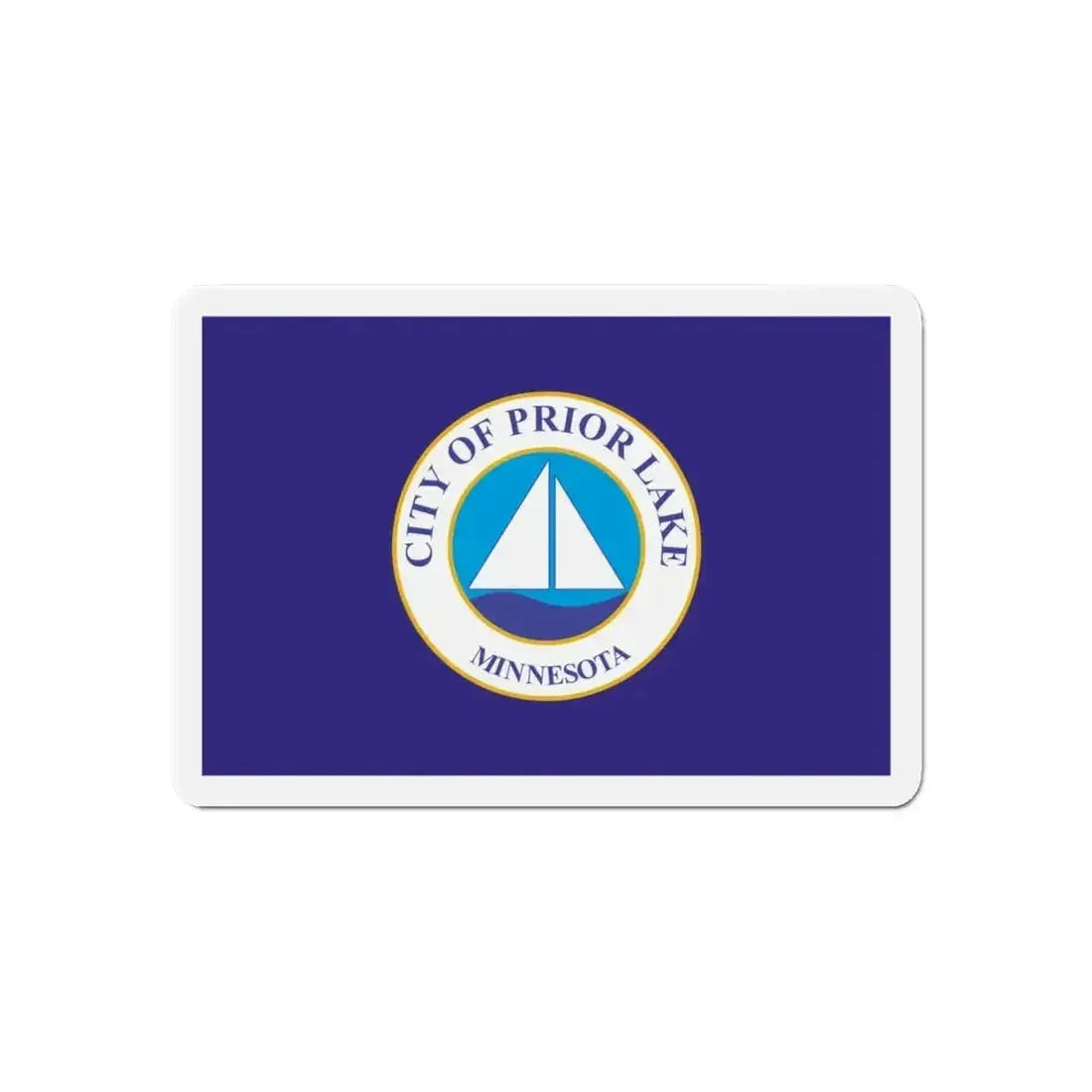 Flag of Prior Lake Minnesota - Refrigerator Magnet - The Sticker Space