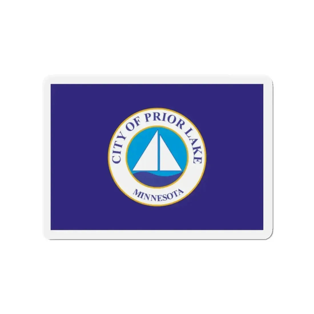 Flag of Prior Lake Minnesota - Refrigerator Magnet - The Sticker Space
