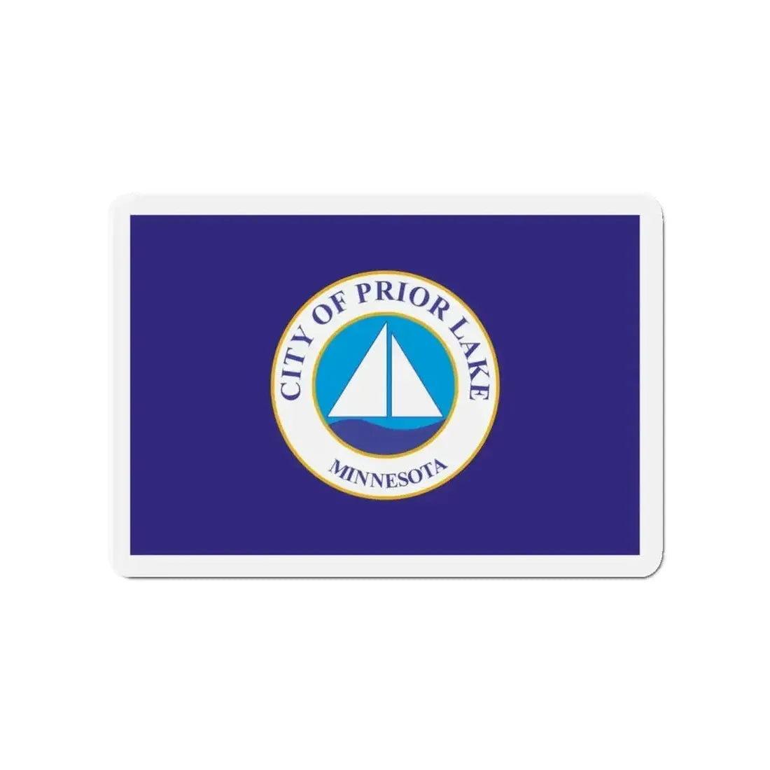 Flag of Prior Lake Minnesota - Refrigerator Magnet - The Sticker Space