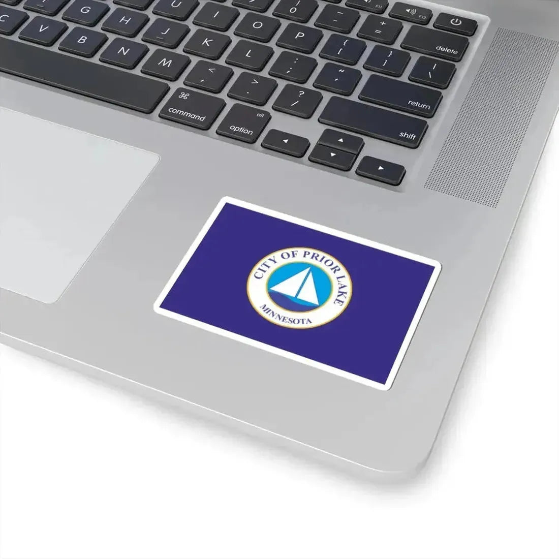 Flag of Prior Lake Minnesota (United States) STICKER Vinyl Kiss-Cut Decal - The Sticker Space