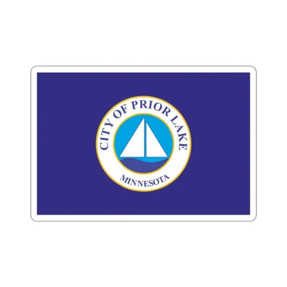 Flag of Prior Lake Minnesota USA STICKER Vinyl Die-Cut Decal 2 Inch - The Sticker Space