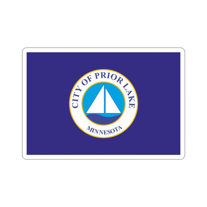 Flag of Prior Lake Minnesota USA STICKER Vinyl Die-Cut Decal-5 Inch-The Sticker Space