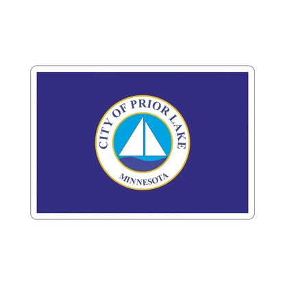 Flag of Prior Lake Minnesota USA STICKER Vinyl Die-Cut Decal 6 Inch - The Sticker Space