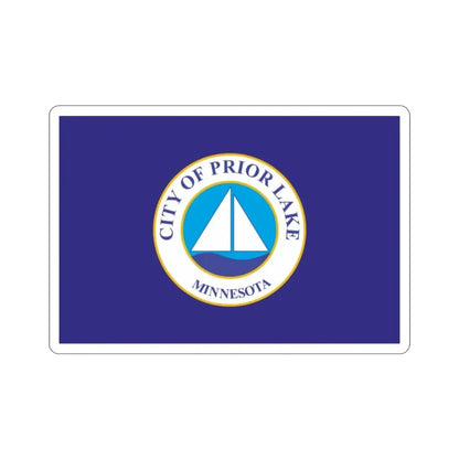 Flag of Prior Lake Minnesota USA STICKER Vinyl Die-Cut Decal - The Sticker Space