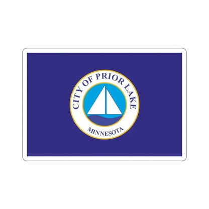 Flag of Prior Lake Minnesota USA STICKER Vinyl Die-Cut Decal - The Sticker Space