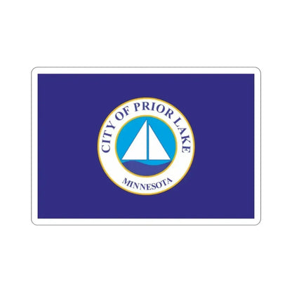 Flag of Prior Lake Minnesota USA STICKER Vinyl Die-Cut Decal - The Sticker Space