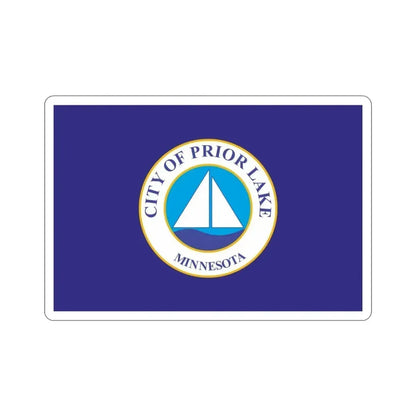 Flag of Prior Lake Minnesota USA STICKER Vinyl Die-Cut Decal - The Sticker Space
