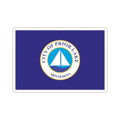 Flag of Prior Lake Minnesota USA STICKER Vinyl Die-Cut Decal - The Sticker Space