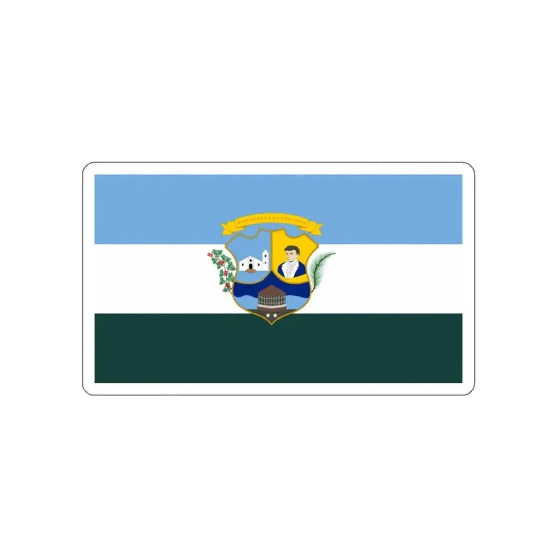 Flag of Píritu Venezuela STICKER Vinyl Die-Cut Decal 2 Inch - The Sticker Space