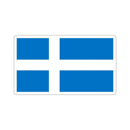Flag of Pärnu Estonia STICKER Vinyl Die-Cut Decal 2 Inch - The Sticker Space