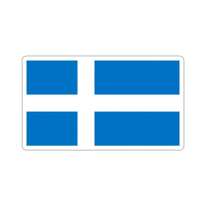 Flag of Pärnu Estonia STICKER Vinyl Die-Cut Decal 3 Inch - The Sticker Space