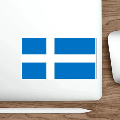 Flag of Pärnu Estonia STICKER Vinyl Die-Cut Decal - The Sticker Space