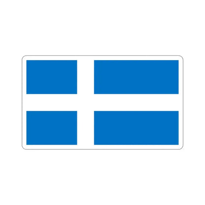 Flag of Pärnu Estonia STICKER Vinyl Die-Cut Decal - The Sticker Space