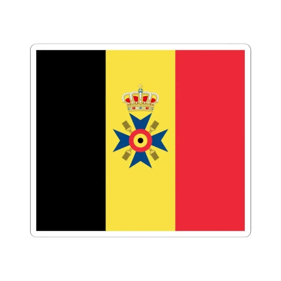 Flag of Pro Belgica (Belgium) STICKER Vinyl Kiss-Cut Decal 2 Inch White - The Sticker Space