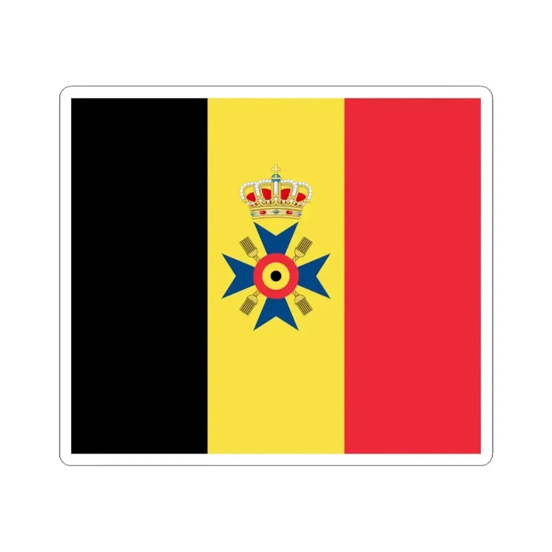 Flag of Pro Belgica (Belgium) STICKER Vinyl Kiss-Cut Decal 3 Inch White - The Sticker Space
