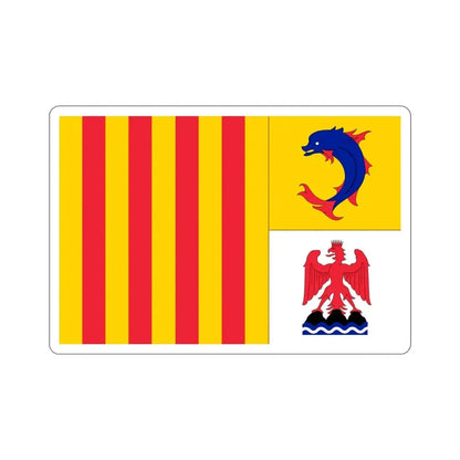 Flag of Provence Alpes Côte d'Azur France STICKER Vinyl Die-Cut Decal 6 Inch - The Sticker Space