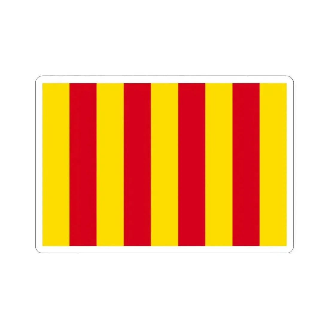 Flag of Provence (Belgium) STICKER Vinyl Kiss-Cut Decal 2 Inch White - The Sticker Space
