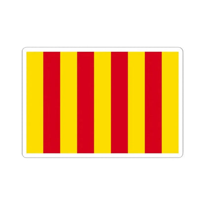 Flag of Provence (Belgium) STICKER Vinyl Kiss-Cut Decal 2 Inch White - The Sticker Space