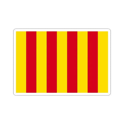Flag of Provence (Belgium) STICKER Vinyl Kiss-Cut Decal 3 Inch White - The Sticker Space