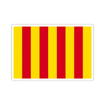 Flag of Provence (Belgium) STICKER Vinyl Kiss-Cut Decal 4 Inch White - The Sticker Space