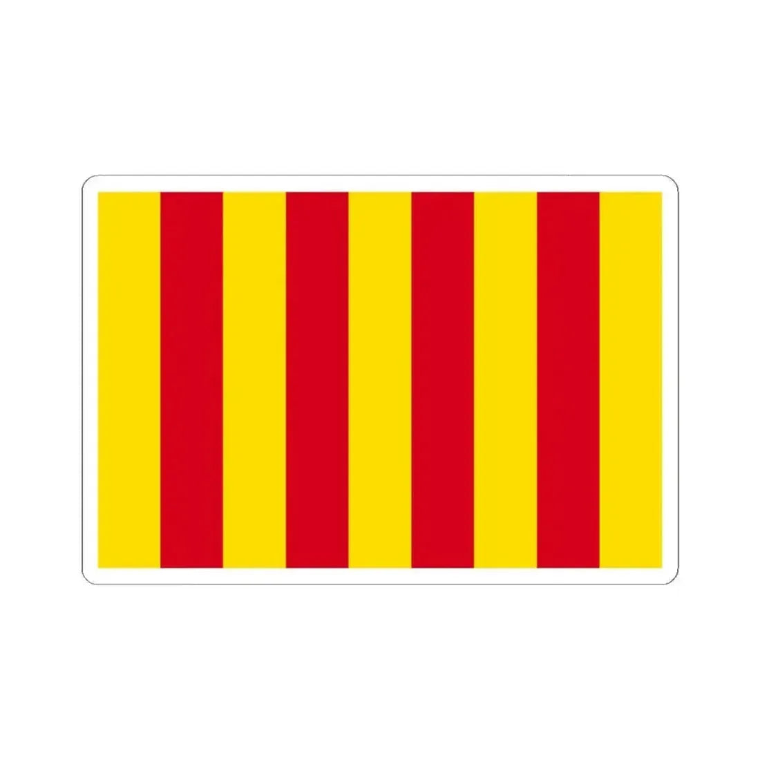 Flag of Provence (Belgium) STICKER Vinyl Kiss-Cut Decal 6 Inch White - The Sticker Space