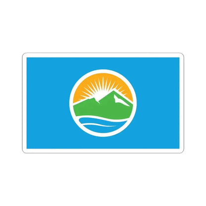 Flag of Provo Utah 2015 (United States) STICKER Vinyl Kiss-Cut Decal 6 Inch White - The Sticker Space