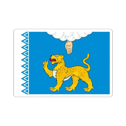 Flag of Pskov Oblast Russia - STICKER Vinyl Kiss-Cut Decal 2 Inch White - The Sticker Space