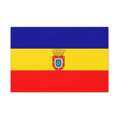 Flag of Pudahuel Chile - Canvas Wall Art 18″ x 12″ 1.25" - The Sticker Space