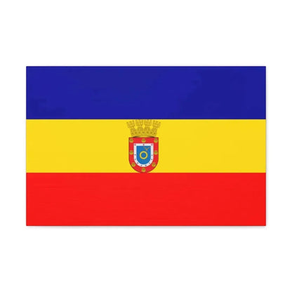 Flag of Pudahuel Chile - Canvas Wall Art 24″ x 16″ 1.25" - The Sticker Space