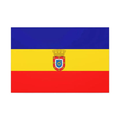 Flag of Pudahuel Chile - Canvas Wall Art 36" x 24" 1.25" - The Sticker Space
