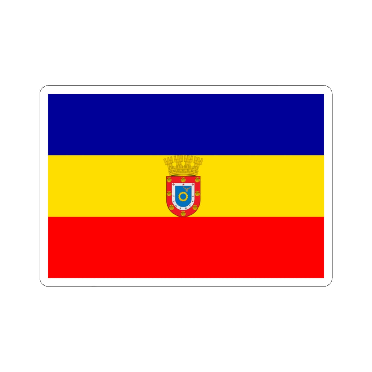 Flag of Pudahuel Chile STICKER Vinyl Die-Cut Decal-2 Inch-The Sticker Space