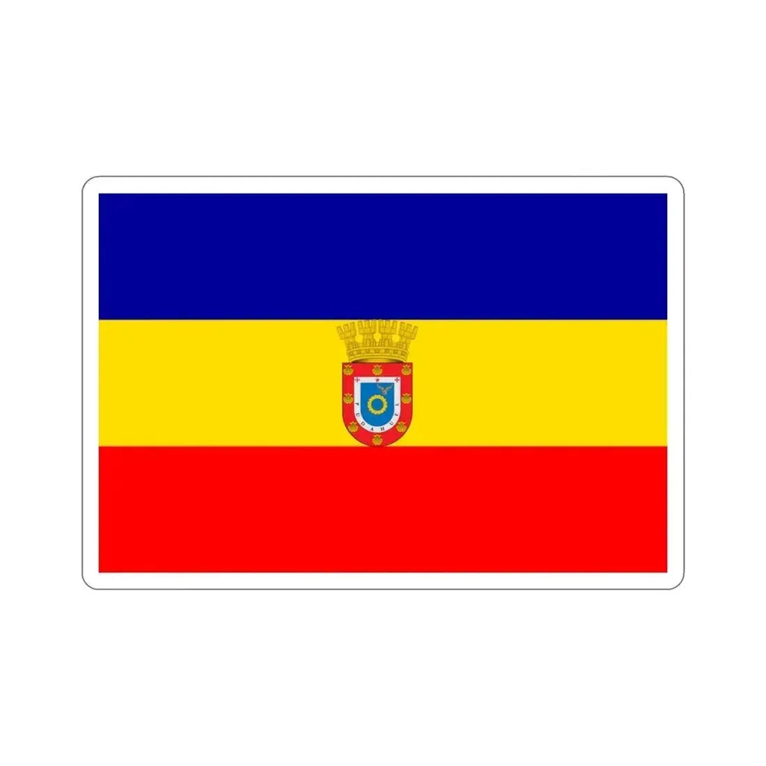 Flag of Pudahuel Chile STICKER Vinyl Die-Cut Decal 4 Inch - The Sticker Space