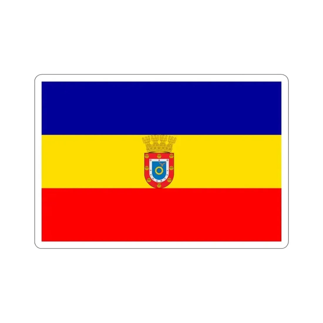 Flag of Pudahuel Chile STICKER Vinyl Die-Cut Decal 5 Inch - The Sticker Space