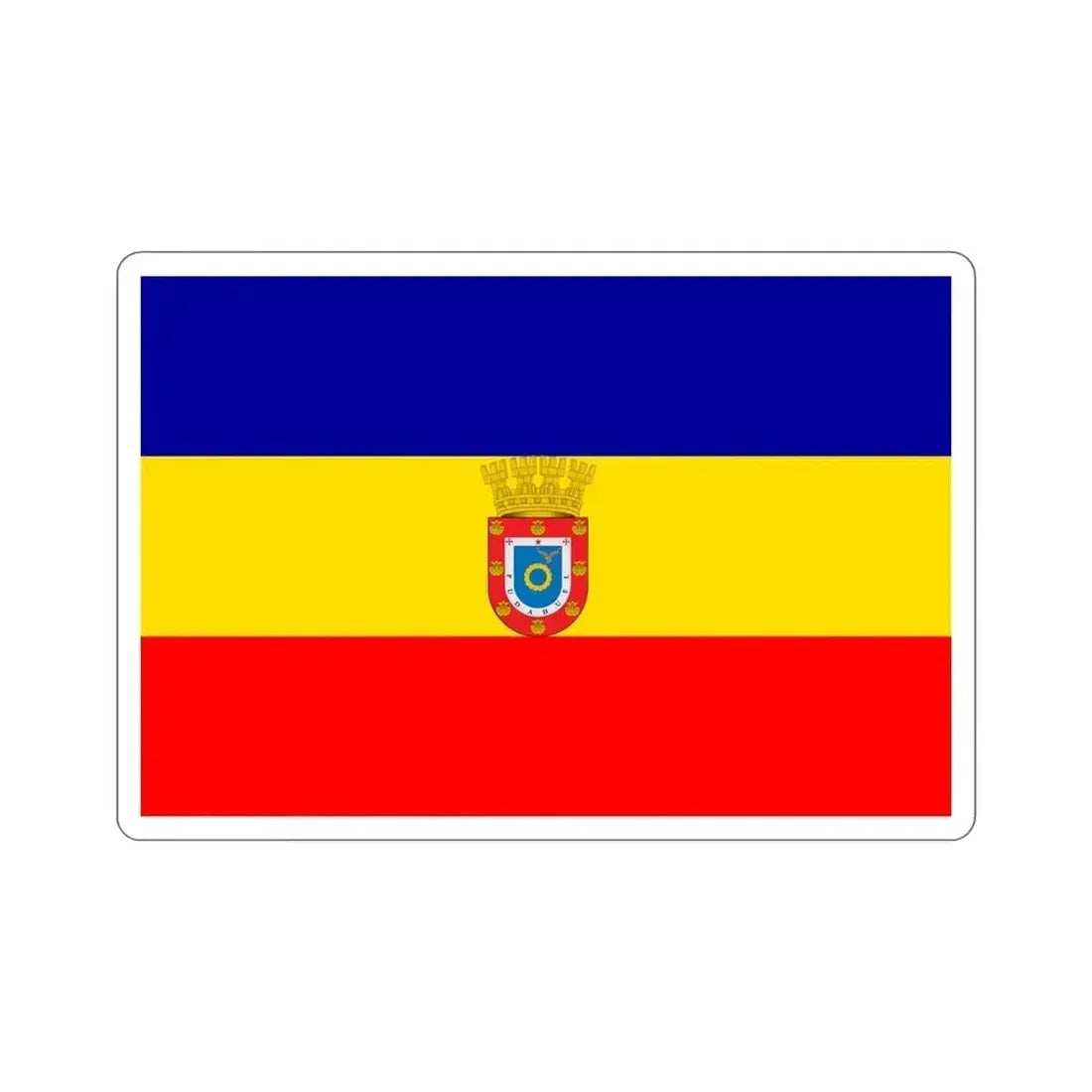 Flag of Pudahuel Chile STICKER Vinyl Die-Cut Decal 6 Inch - The Sticker Space