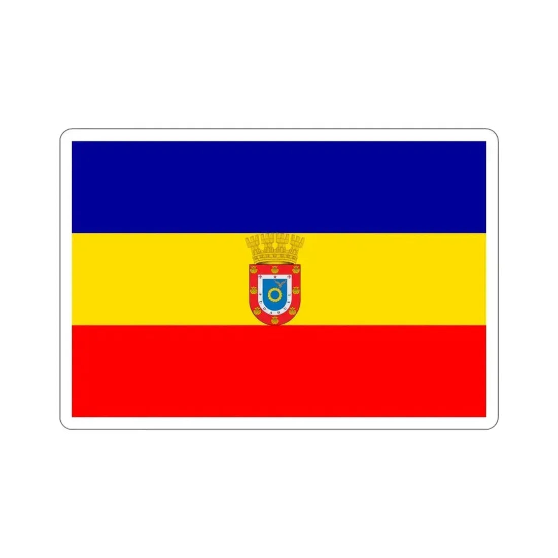Flag of Pudahuel Chile STICKER Vinyl Die-Cut Decal 6 Inch - The Sticker Space