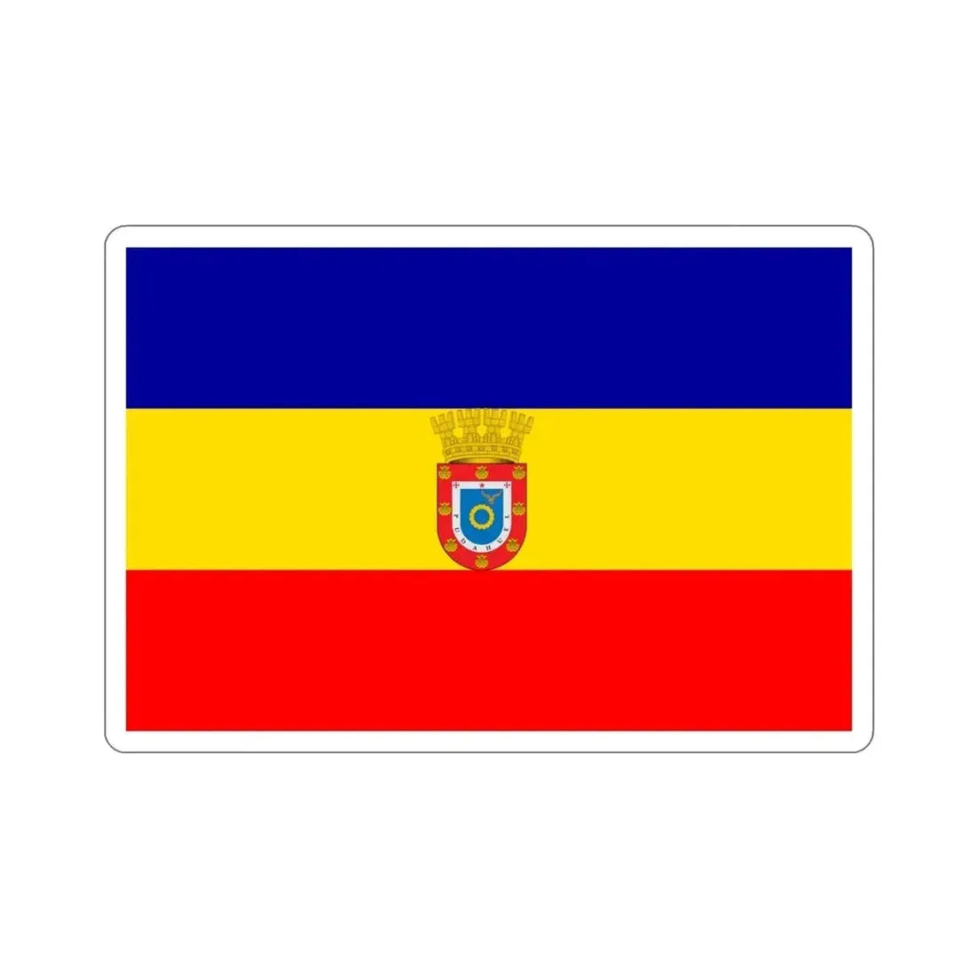 Flag of Pudahuel Chile STICKER Vinyl Die-Cut Decal - The Sticker Space