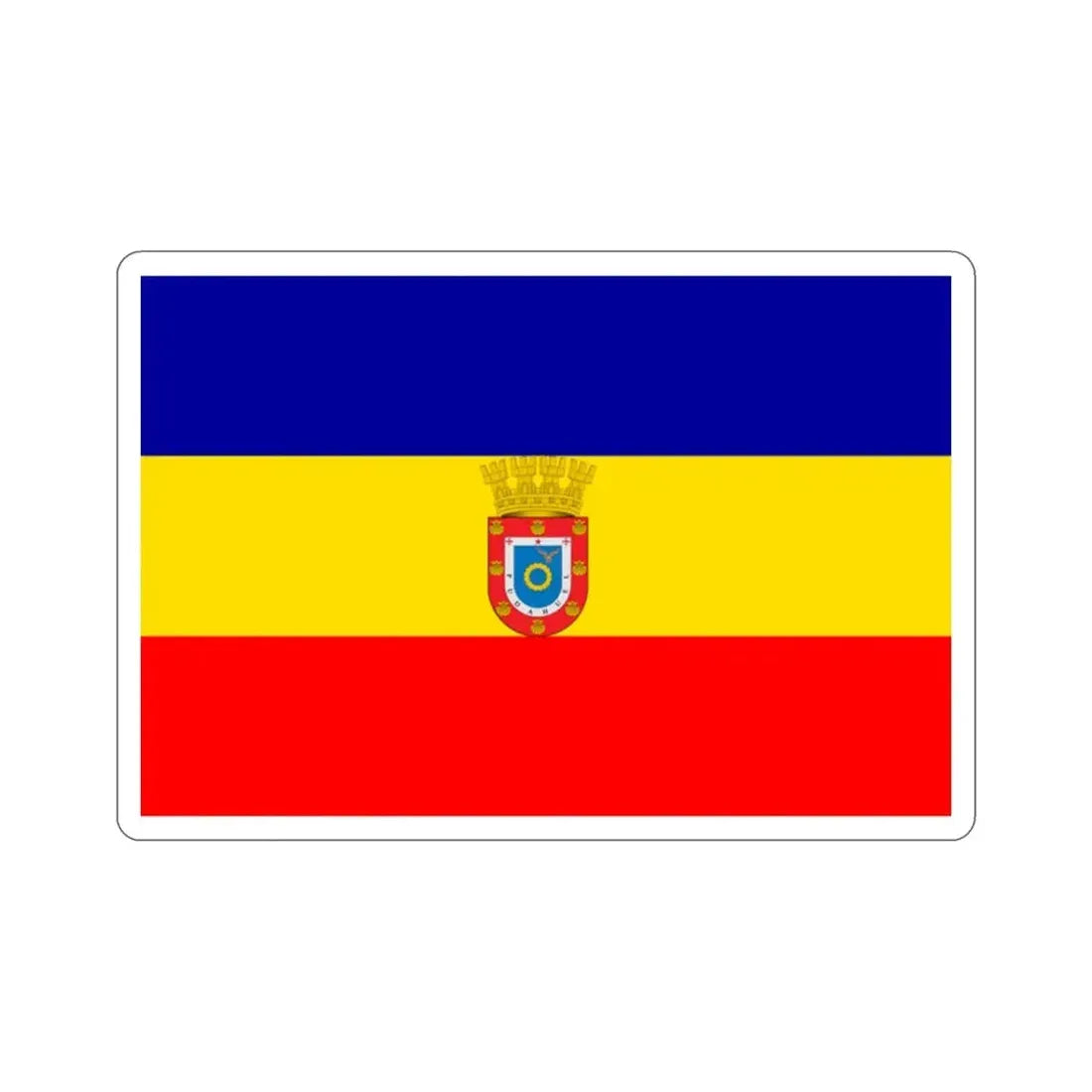 Flag of Pudahuel Chile STICKER Vinyl Die-Cut Decal - The Sticker Space