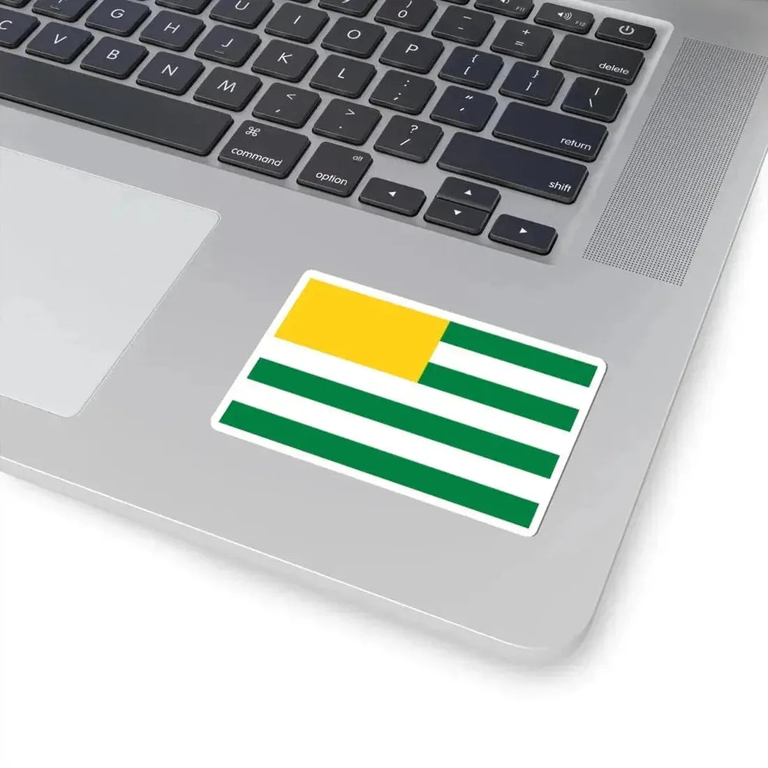 Flag of Puebloviejo (Ecuador) STICKER Vinyl Kiss-Cut Decal - The Sticker Space