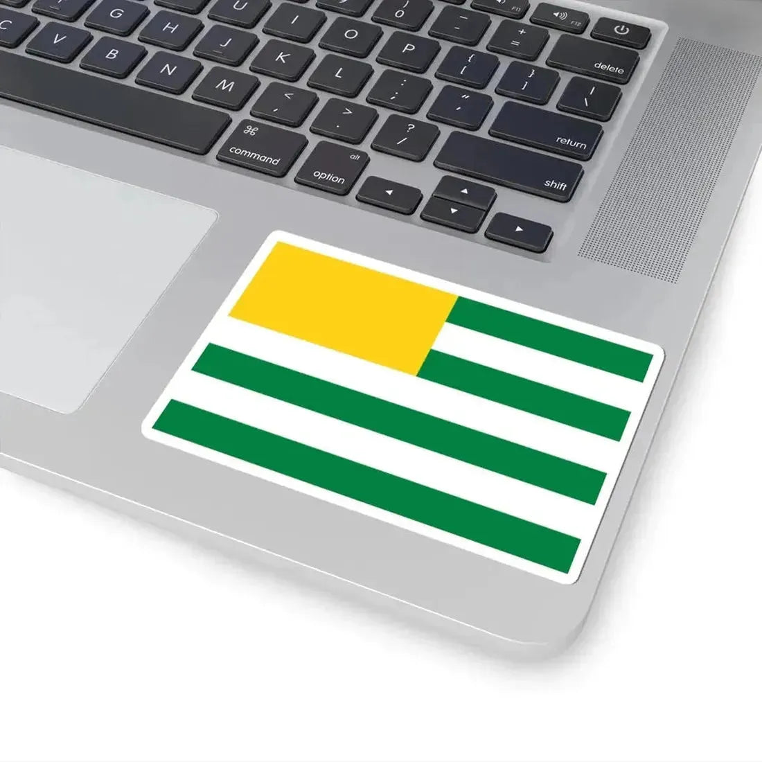 Flag of Puebloviejo (Ecuador) STICKER Vinyl Kiss-Cut Decal - The Sticker Space