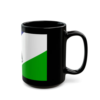 Flag of Puerto Montt Chile - Black Coffee Mug-The Sticker Space