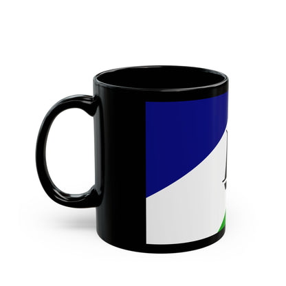 Flag of Puerto Montt Chile - Black Coffee Mug-The Sticker Space