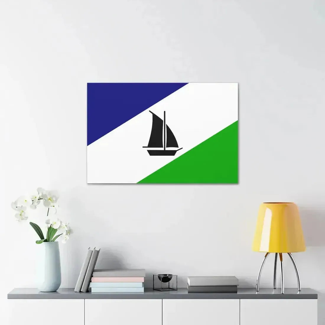 Flag of Puerto Montt Chile - Canvas Wall Art - The Sticker Space