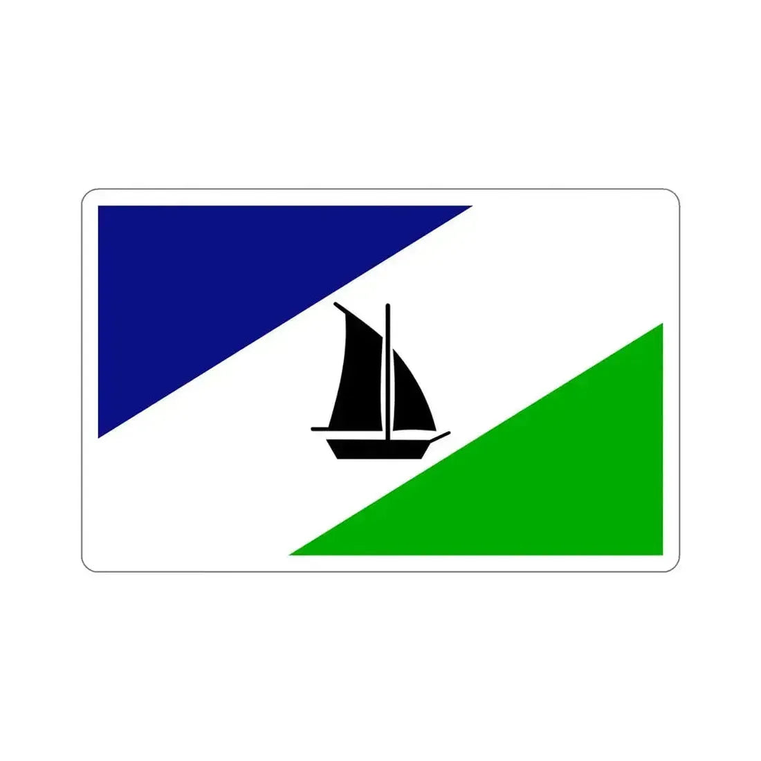 Flag of Puerto Montt Chile STICKER Vinyl Die-Cut Decal 6 Inch - The Sticker Space