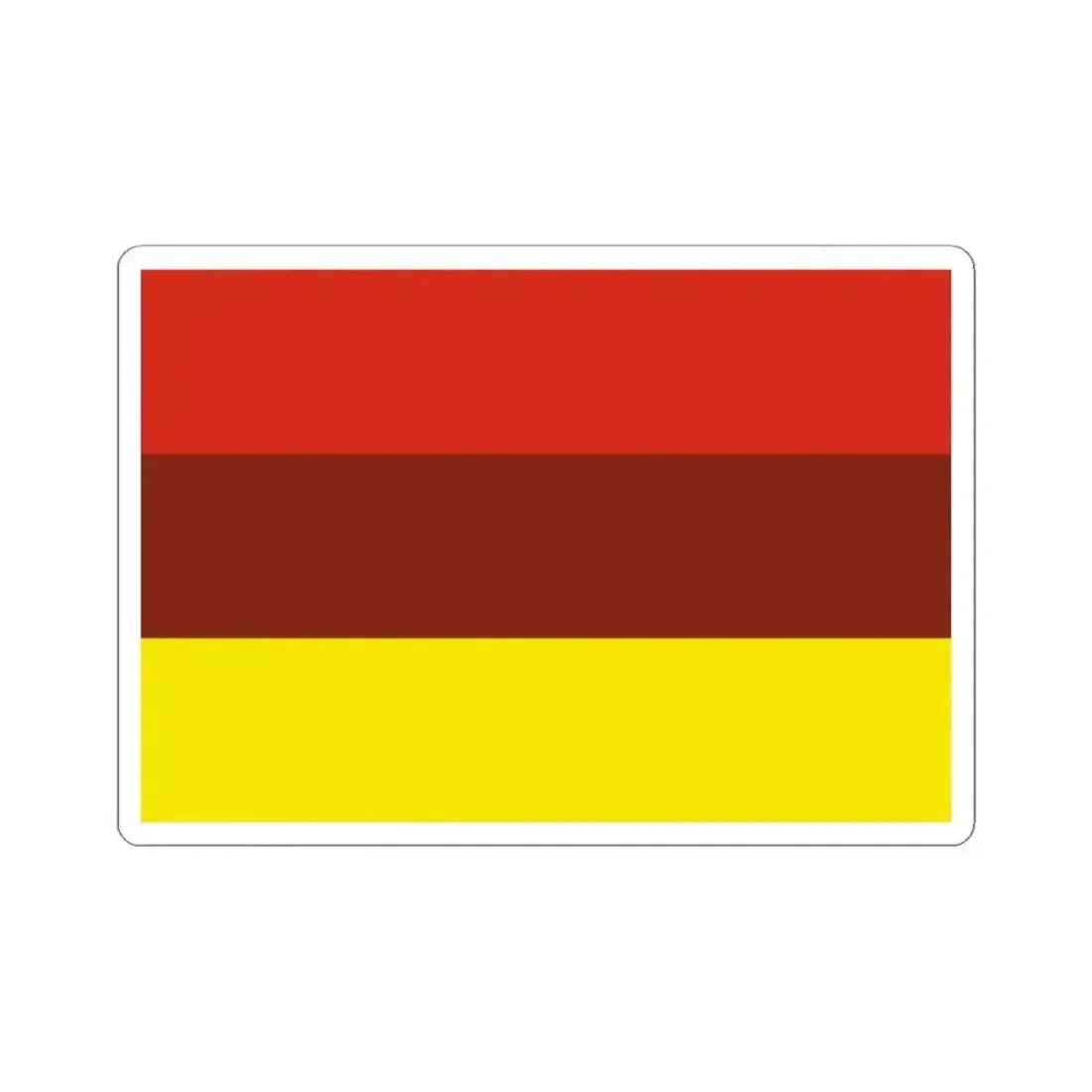 Flag of Puerto Pailas Bolivia (Bolivia) STICKER Vinyl Kiss-Cut Decal 4 Inch White - The Sticker Space