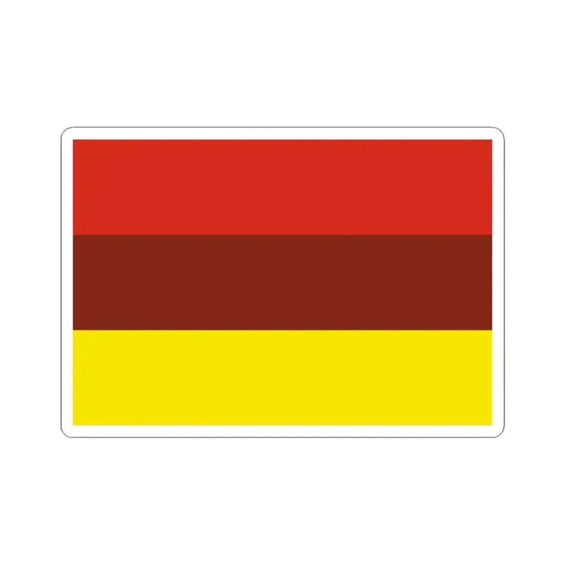 Flag of Puerto Pailas Bolivia (Bolivia) STICKER Vinyl Kiss-Cut Decal 6 Inch White - The Sticker Space