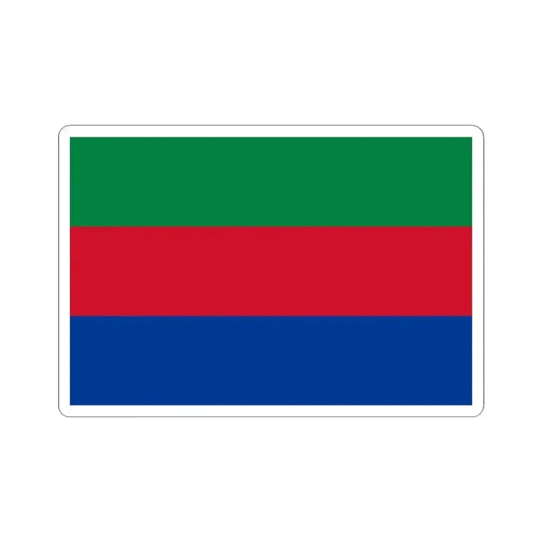 Flag of Puerto Quito (Ecuador) STICKER Vinyl Kiss-Cut Decal 4 Inch White - The Sticker Space