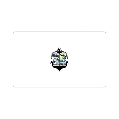 Flag of Puerto Vallarta Mexico (Mexico) STICKER Vinyl Kiss-Cut Decal 4 Inch White - The Sticker Space