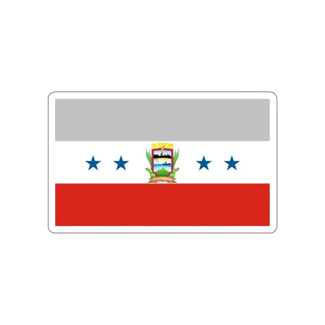 Flag of Punto Fijo Venezuela STICKER Vinyl Die-Cut Decal 3 Inch - The Sticker Space