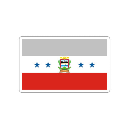 Flag of Punto Fijo Venezuela STICKER Vinyl Die-Cut Decal-White-The Sticker Space