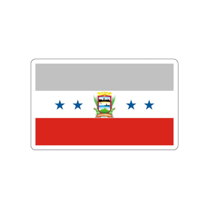 Flag of Punto Fijo Venezuela STICKER Vinyl Die-Cut Decal-White-The Sticker Space